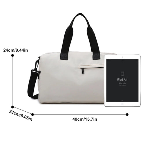 1PCS Sports Duffle Bag, Waterproof Wet Pocket & Shoe Compartment, Tote Carry On Bag for Gym Workout Travel Overnight Weekender