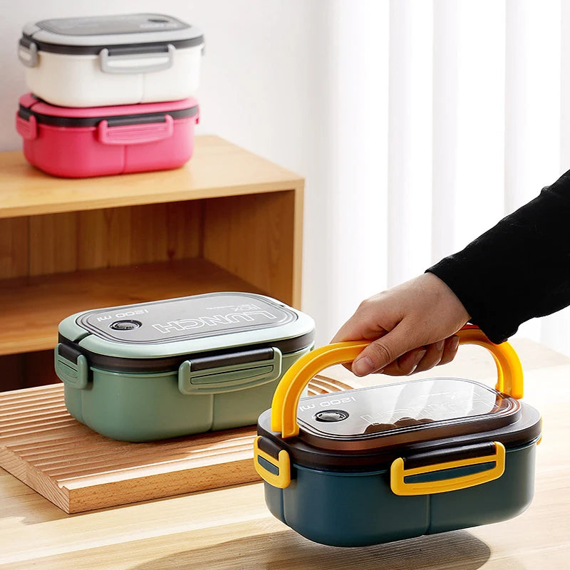Double-layer Lunch Box Student Office Worker Bento Box Outdoor Picnic