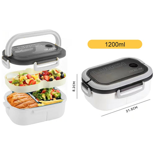 Double-layer Lunch Box Student Office Worker Bento Box Outdoor Picnic