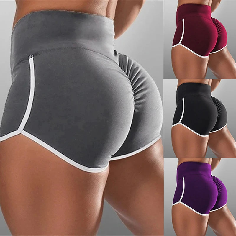 Women Summer Shorts for Sports Fitness Gym Skinny Slim Shorts Causal