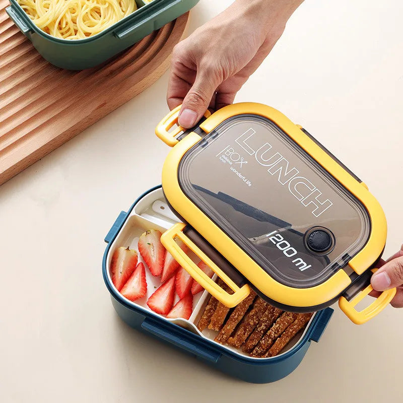 Double-layer Lunch Box Student Office Worker Bento Box Outdoor Picnic