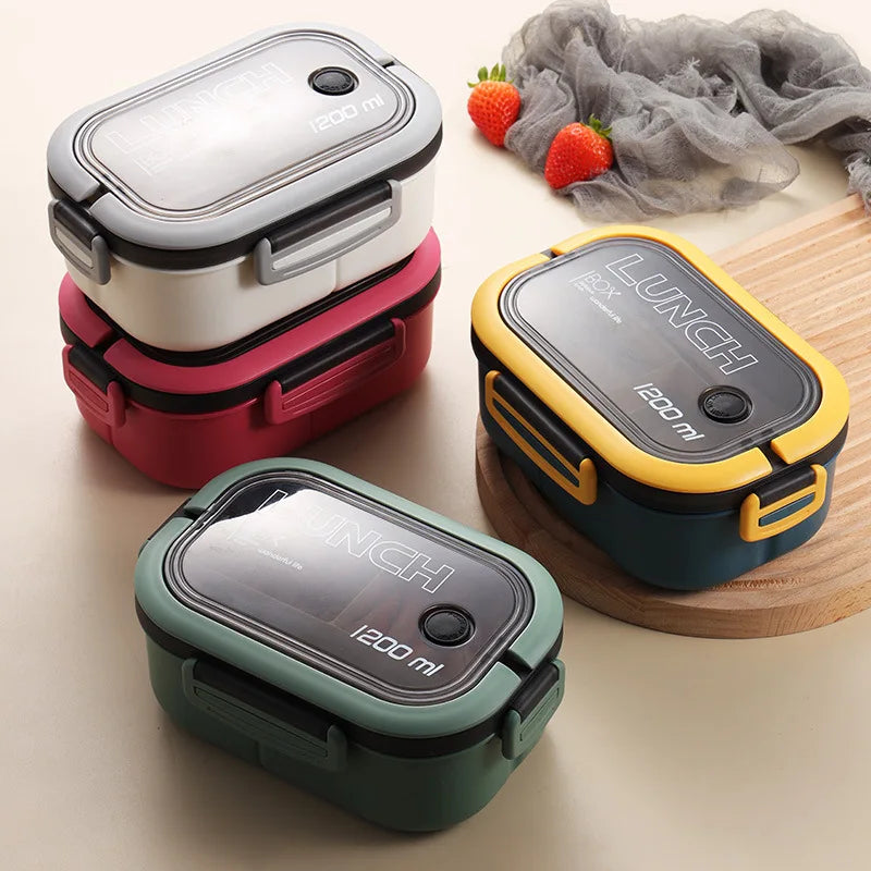 Double-layer Lunch Box Student Office Worker Bento Box Outdoor Picnic