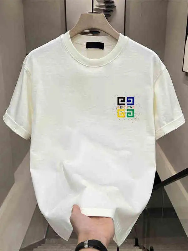 Summer 2026 Men's Cotton Luxury Fashion Graffiti Phantom Printed