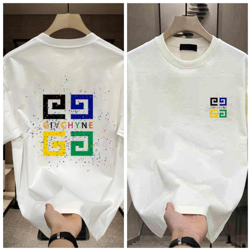 Summer 2026 Men's Cotton Luxury Fashion Graffiti Phantom Printed
