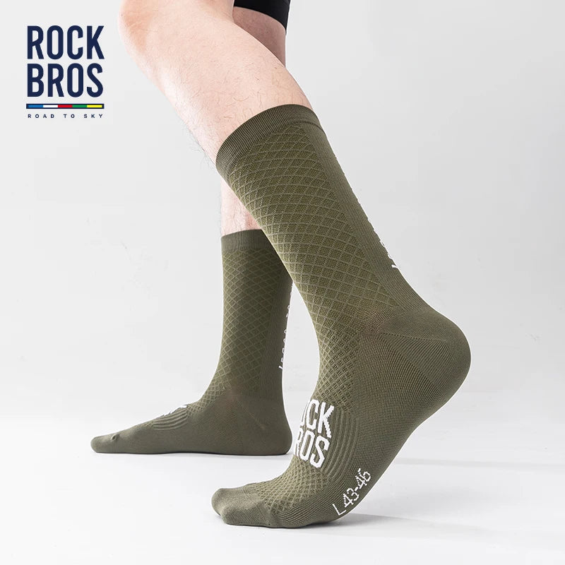ROCKBROS Cycling Socks Breathable Professional Sport Socks Comfortable