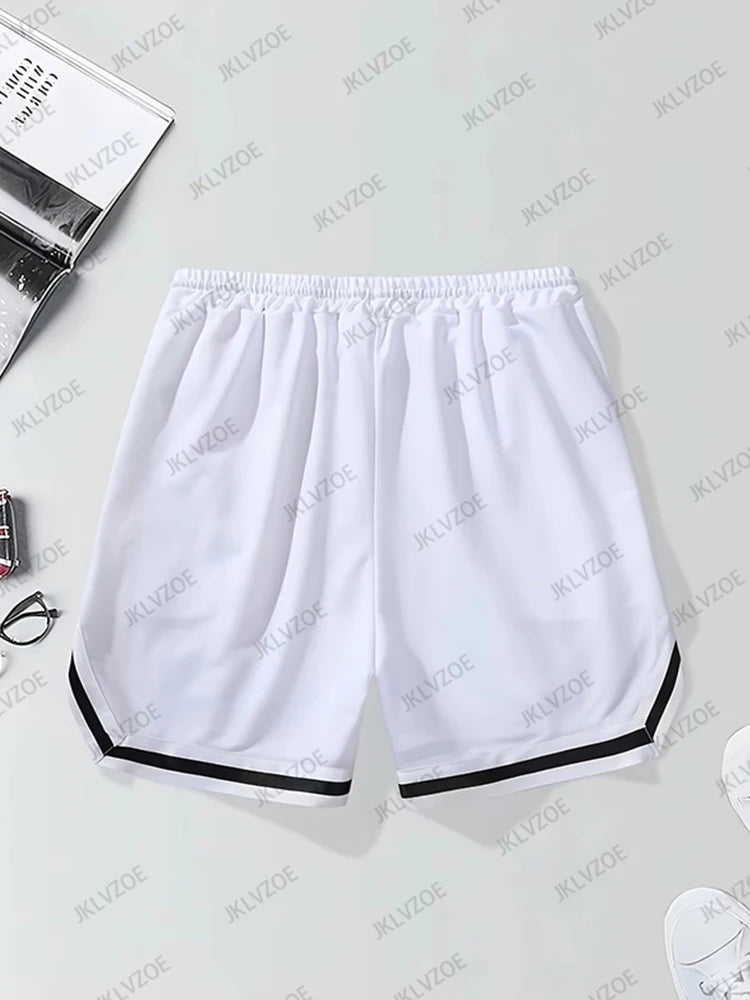 Summer New Men's Los Angeles Print Baskerball Short Pants Jersey