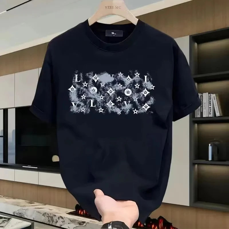 2026 Spring and Summer Fashion Brand Print Man T-shirt Men Tops T