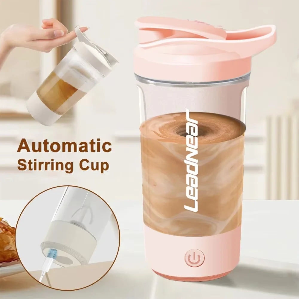 Electric Protein Powder Mixing Cup Automatic Shaker Bottle Mixer Milk Coffee New in Blender Kettle fro Gym outdoor