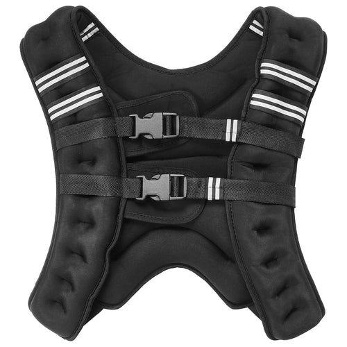 Weighted Vest, 20 lbs Weight Vest with Reflective Stripe, Adjustable