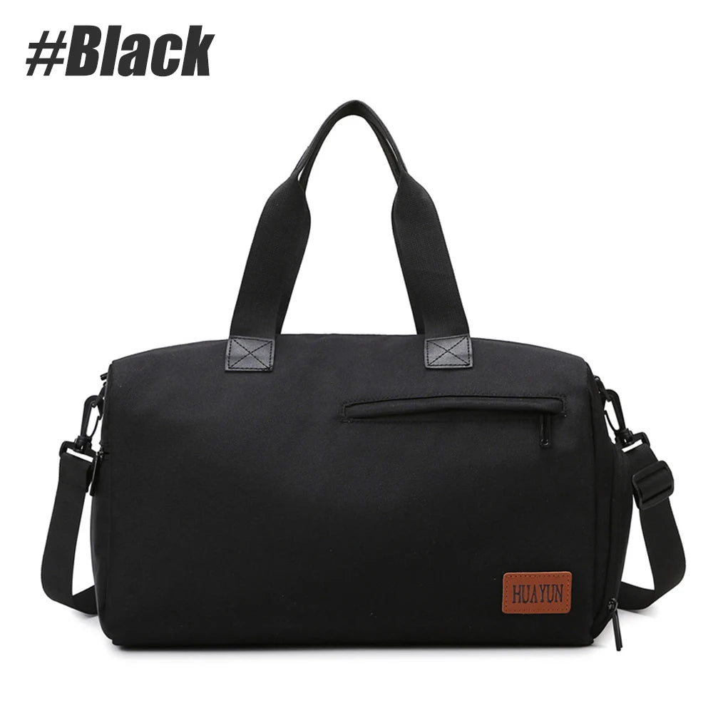 1PCS Sports Duffle Bag, Waterproof Wet Pocket & Shoe Compartment, Tote Carry On Bag for Gym Workout Travel Overnight Weekender