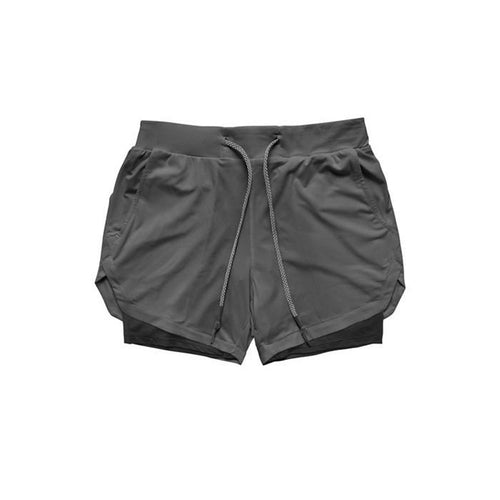 2020 Men's Running Shorts 2 In 1 Double Jogging Gyms Fitness Training